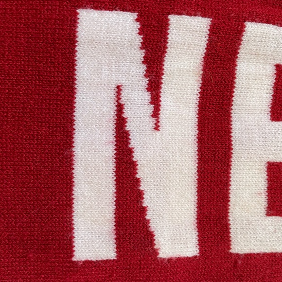 RAISING CANES Womens Mens Scarf Christmas Chicken Fast food Red Knit Unisex - Picture 8 of 8